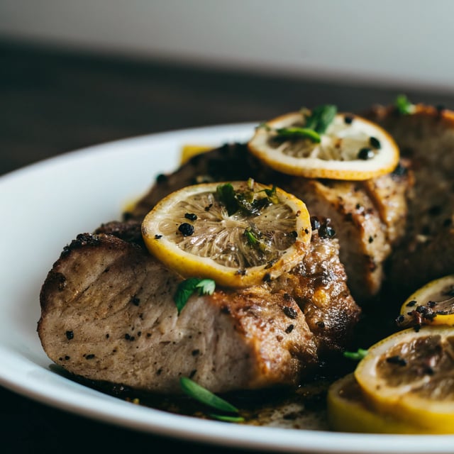 Lemon Pepper Pork