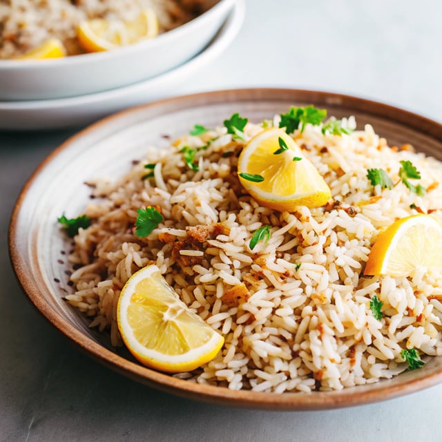 Lemon Rice Pilaf