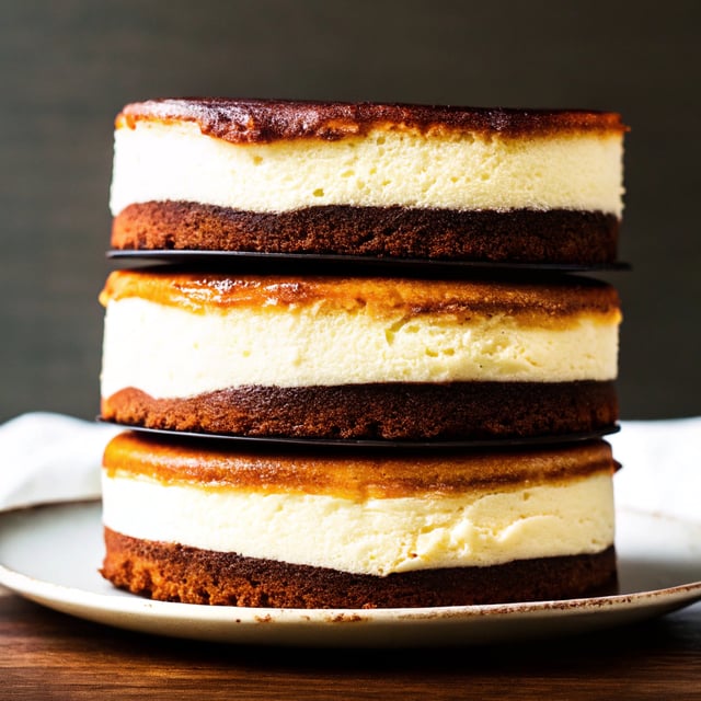 Magic Three Layer Custard Cake (From One Batter)