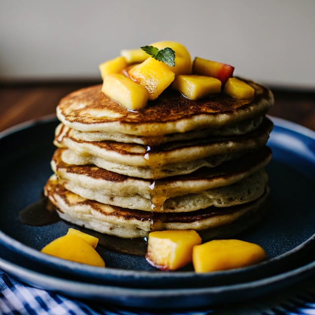 Mango pancakes