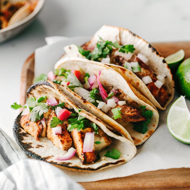 Mexican Grilled Chicken Tacos