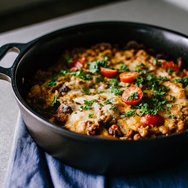 Mexican Ground Beef Casserole with Rice (Beef mince!)