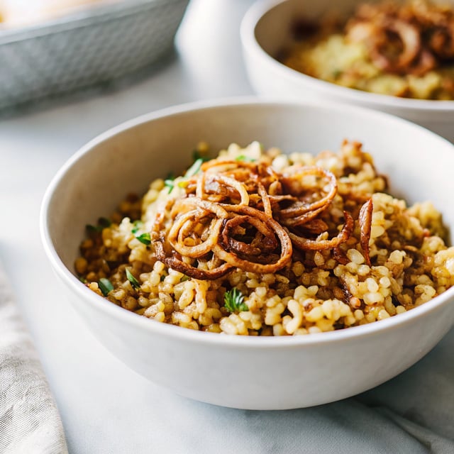 Middle Eastern Rice (Mejadra)