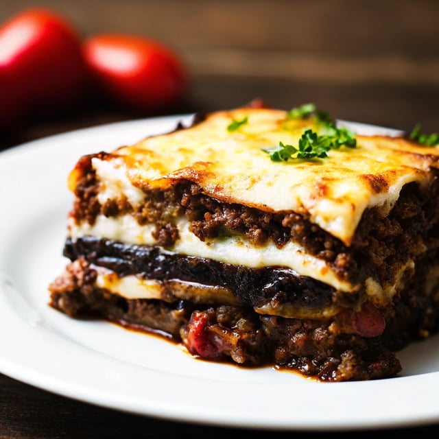 Moussaka (Greek Eggplant Lasagna)