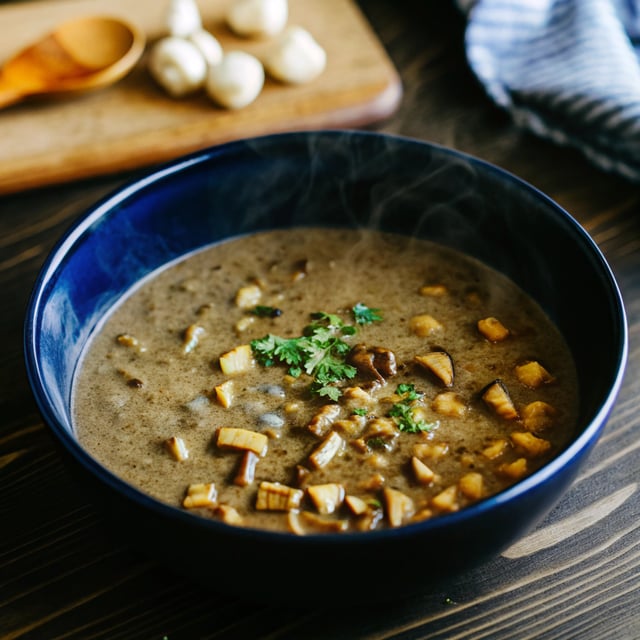 Mushroom Gravy (easy, from scratch, no drippings required)