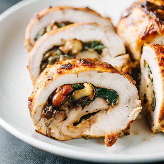 Mushroom Stuffed Chicken Breast