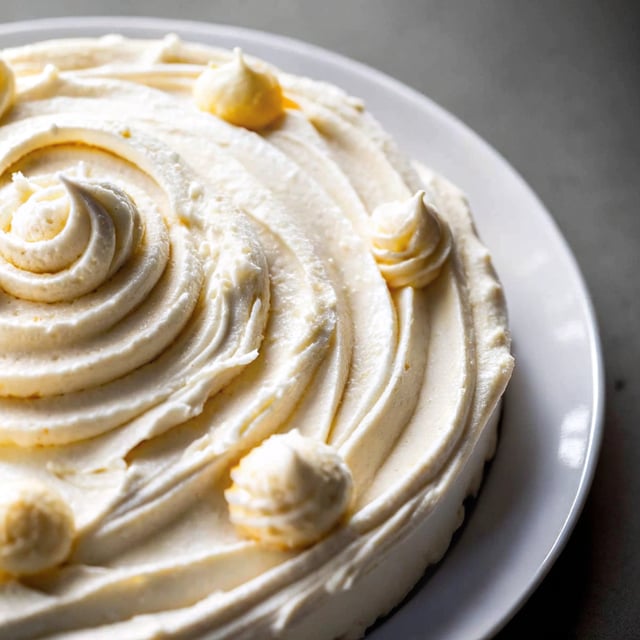 My Secret Less-Sweet, Fluffy Vanilla Frosting