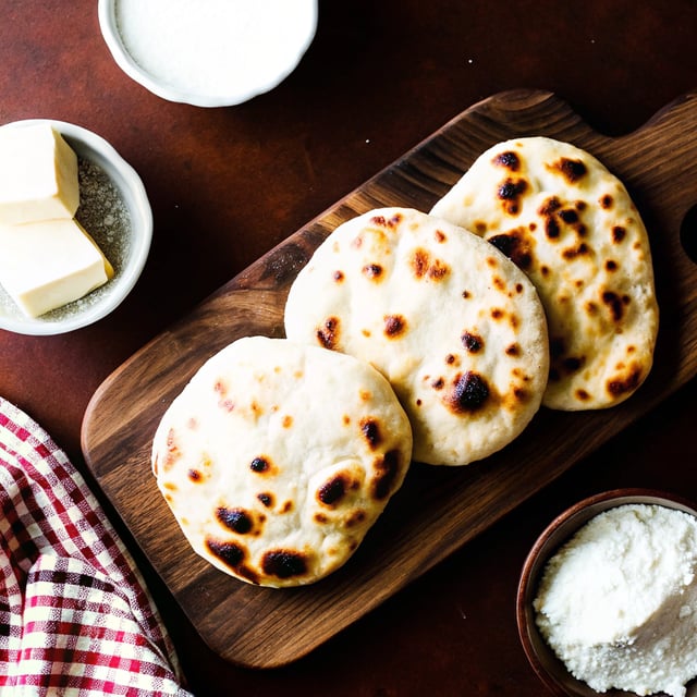 Naan recipe – fluffy, bubbly, chewy!
