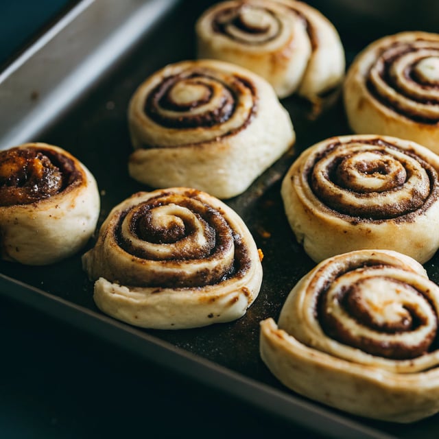 No Knead Cinnamon Rolls