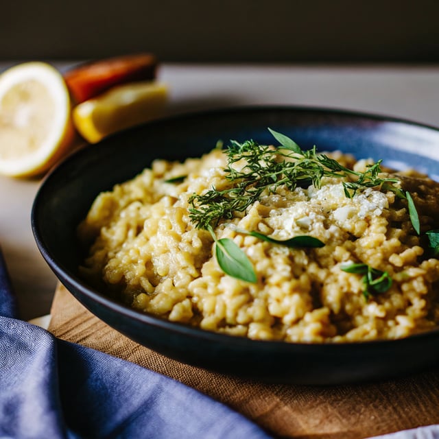 No-Stir Creamy Lemon & Herb Baked Risotto (it's magic!)