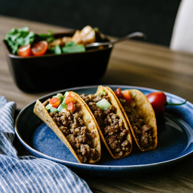 Old School Beef Taco recipe