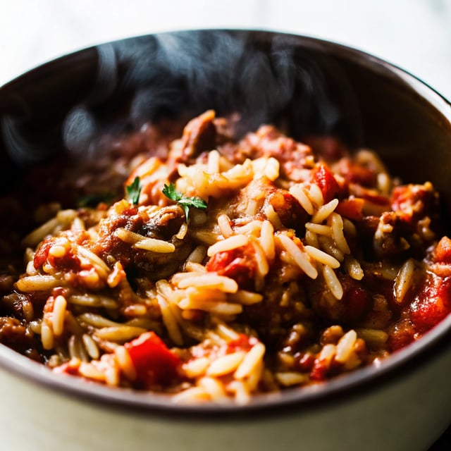 One Pot Orzo / Risoni Bolognaise