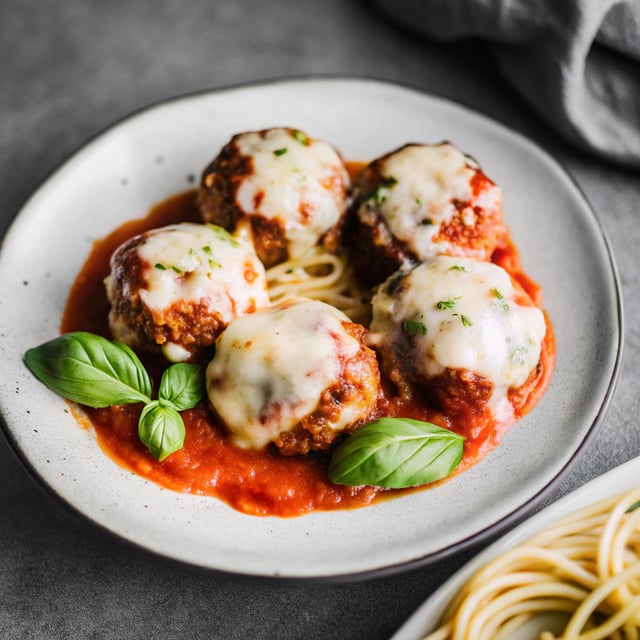 Oven Baked Italian Meatballs