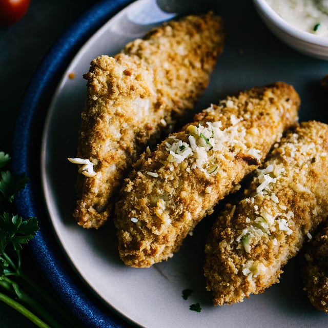 Oven Fried Parmesan Baked Chicken Tenders
