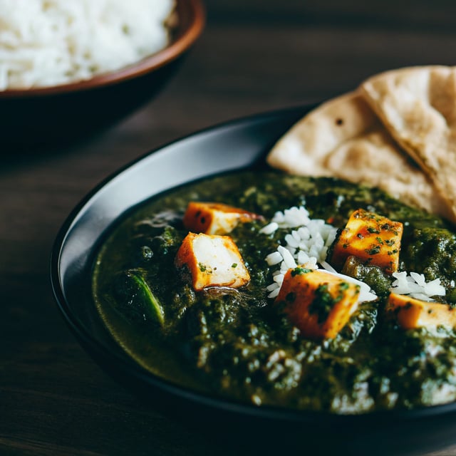 Palak Paneer – Indian Spinach Curry with Homemade Fresh Cheese