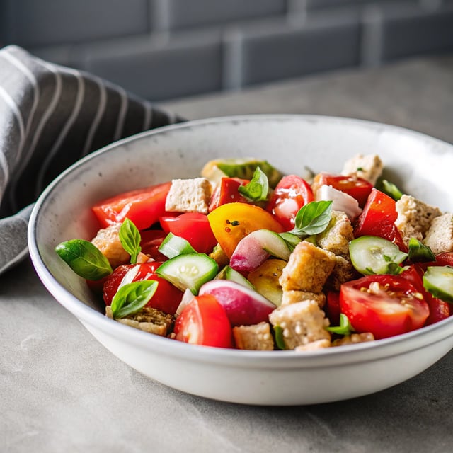 Panzanella (Italian tomato and bread salad)