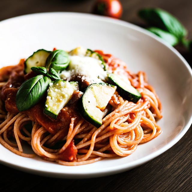 Pasta with Creamy Zucchini Sauce