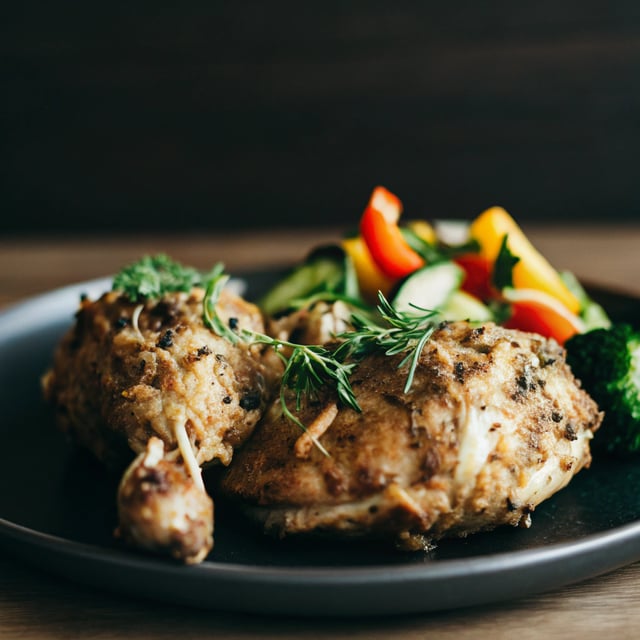 Pot Roasted Coconut Chicken