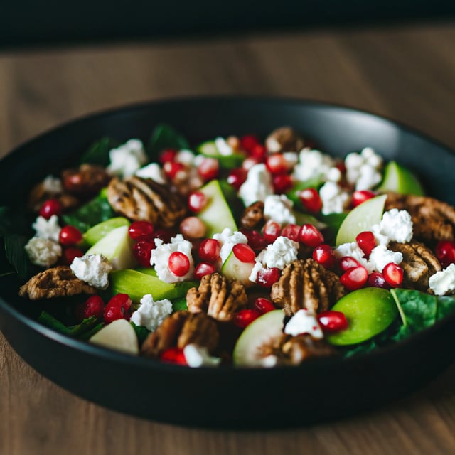 Red, Green and White Christmas Salad