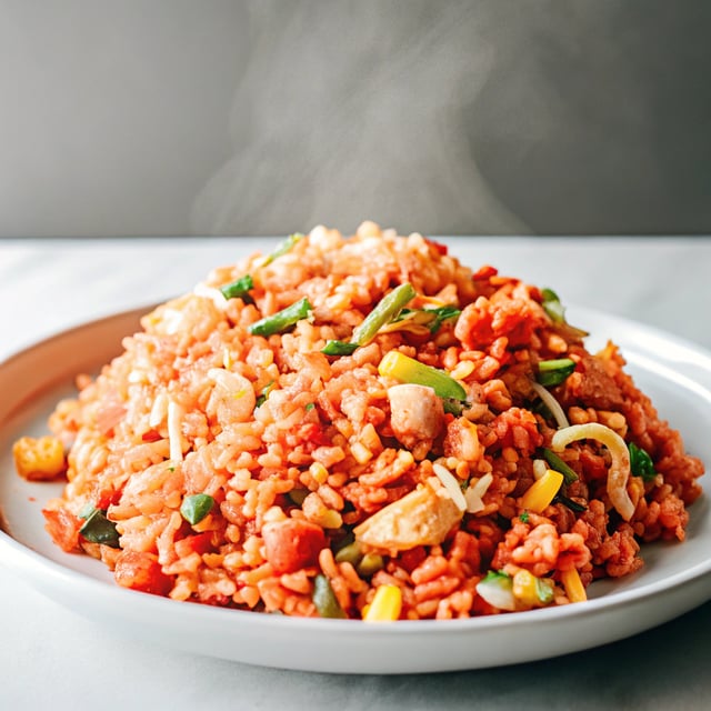 Red Vietnamese Fried Rice