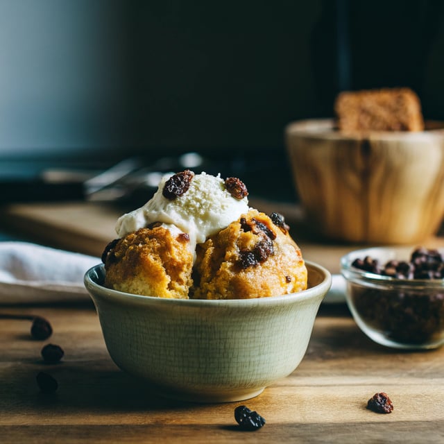 Rum raisin ice cream (easy, no ice cream maker!)