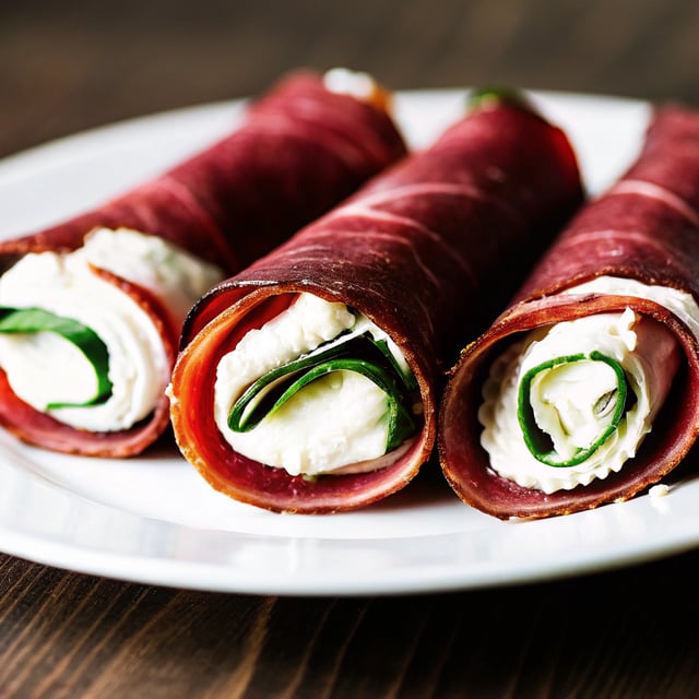 Salami Cream Cheese Roll