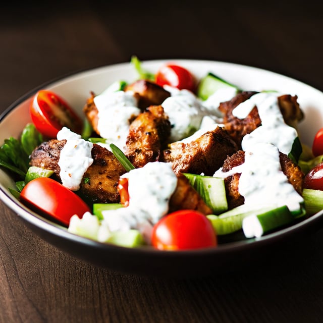San Fran Chicken Salad with Yoghurt Ranch Dressing