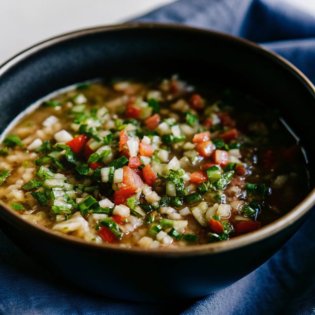 Sauce Vierge (fresh French sauce / salsa)