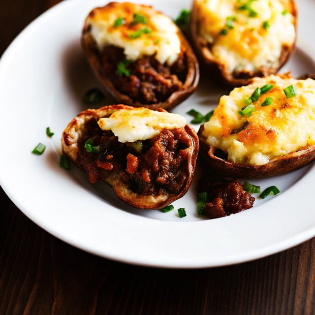 Shepherd's Pie Potato Skins