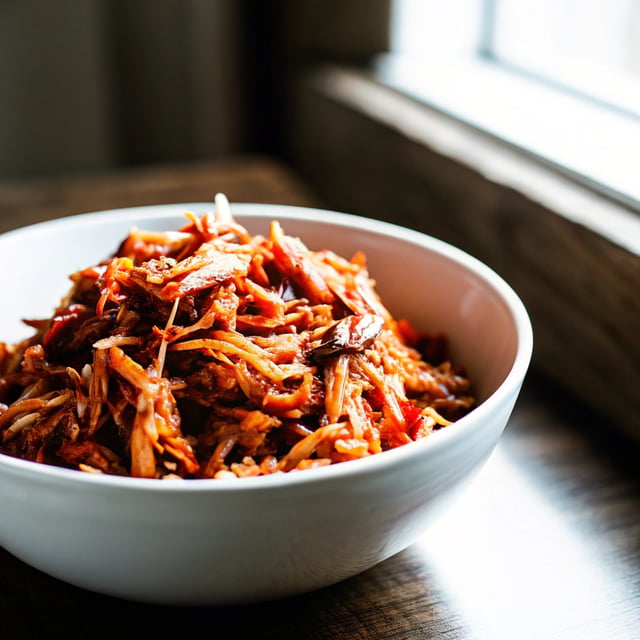 Shredded Sweet Soy Chicken Breast