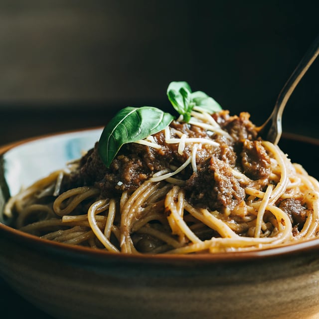 Slow Cooked Shredded Beef Ragu Pasta