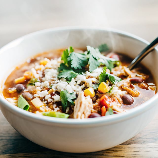 Slow Cooker Mexican Chicken Soup