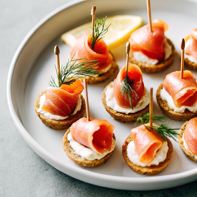 Smoked Salmon Bites (Appetizer)