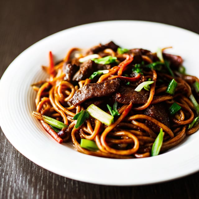 Spicy Beef Hokkien Noodles
