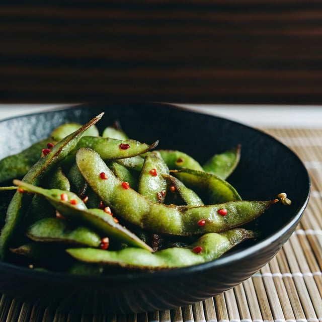 Spicy edamame