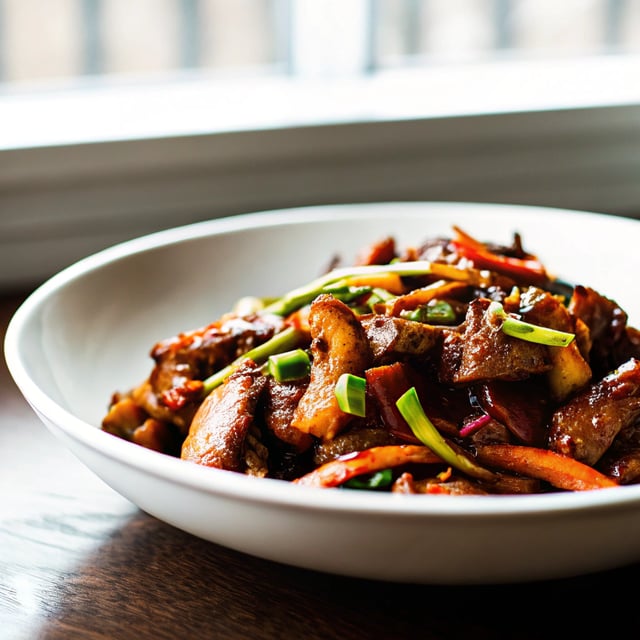 Spicy Korean Pork Stir Fry
