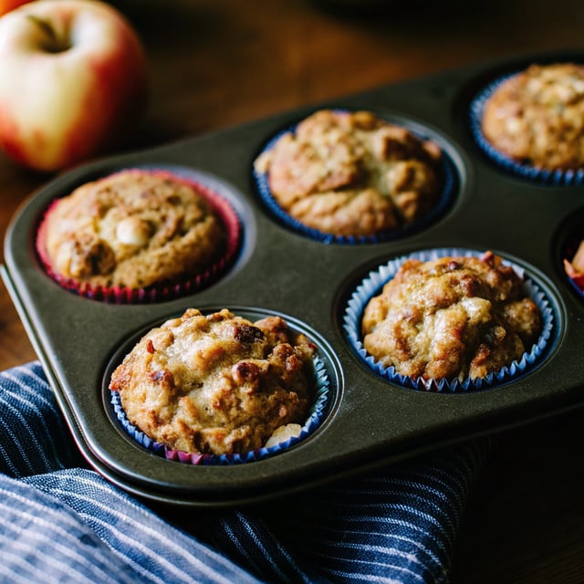 Stay-Moist Apple Muffins!