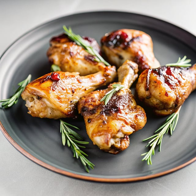 Sticky Glazed Christmas Chicken