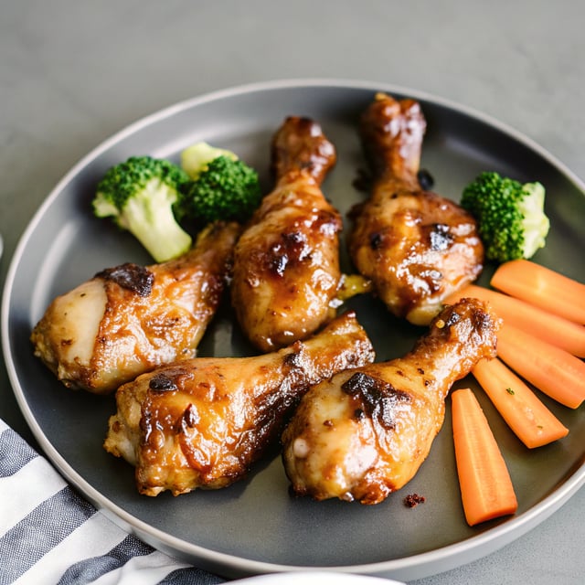 Sticky Honey Soy Chicken - baked