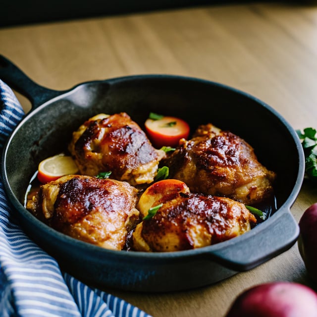 Sticky Pantry Chicken Thigh recipe