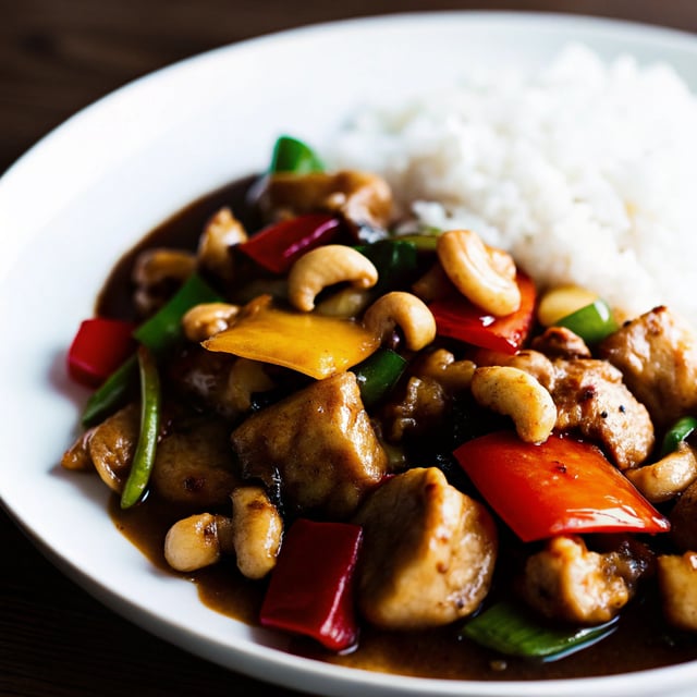 Thai Cashew Chicken Stir Fry