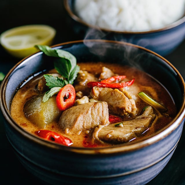 Thai red duck curry