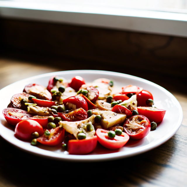 Tomato and Artichoke Salad with Capers