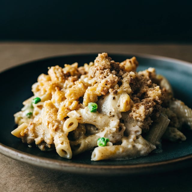 Tuna Mornay (Creamy Tuna Casserole Pasta Bake)