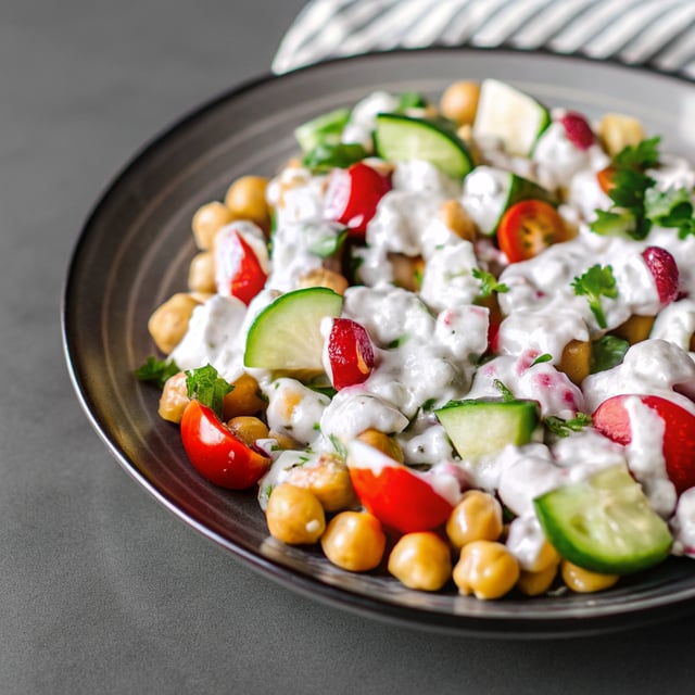 Tzatziki Chickpea Salad