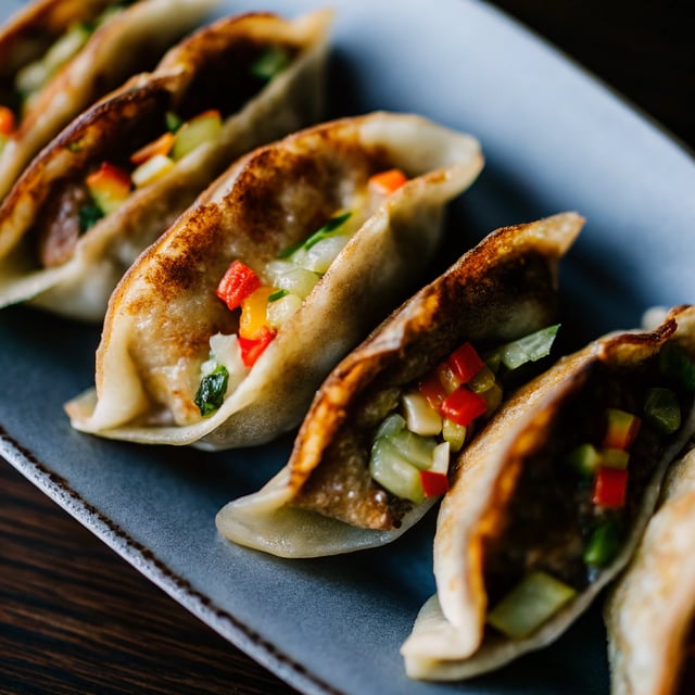 Vegetable Dumplings (Potstickers!)