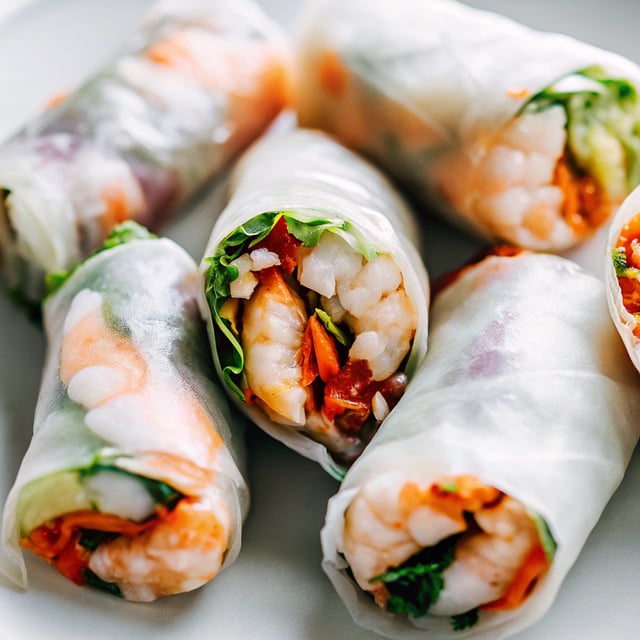Vietnamese Rice Paper Rolls (Spring Rolls)