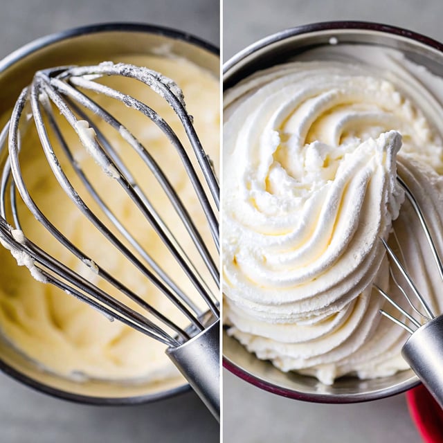 Whipped cream - with stabilised option