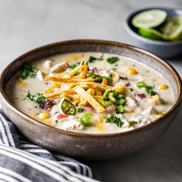 White Chicken (or Turkey) Enchilada Soup