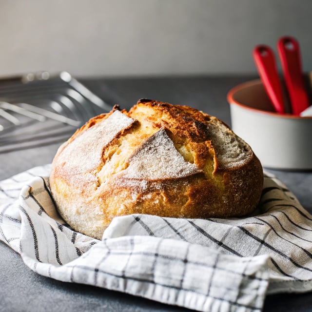 World's Easiest Yeast Bread recipe - Artisan, NO KNEAD